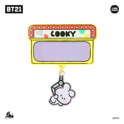 『BT21』minini アクリルピンバッジ(ステッカー付)COOKY