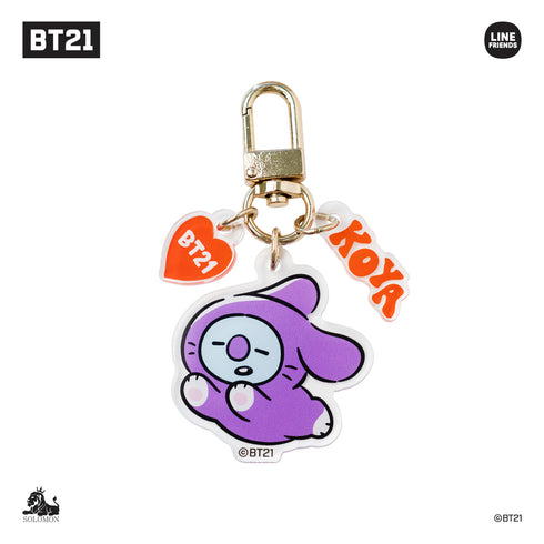 『BT21』RABBIT アクリルキーリング KOYA