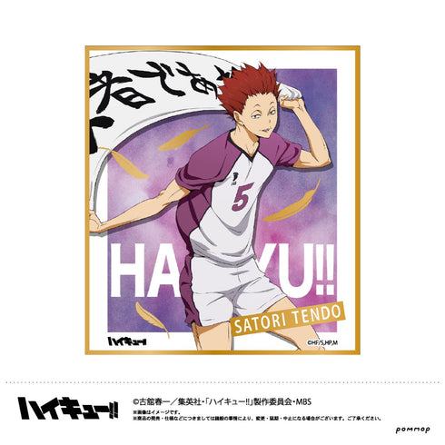 「ハイキュー!!」描き下ろし 箔押しミニ色紙コレクション BOX