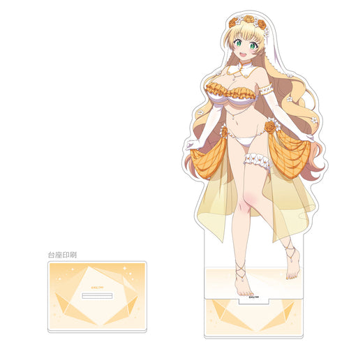 『転生したら第七王子だったので、気ままに魔術を極めます』描き下ろし 特大アクリルスタンド(イーシャ/ウエディング水着)