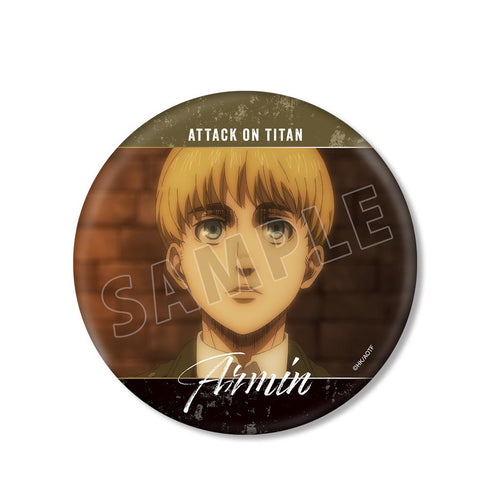 『진격의 거인』 알민 장면 삽화 BIG 캔 뱃지【202601 재판매】