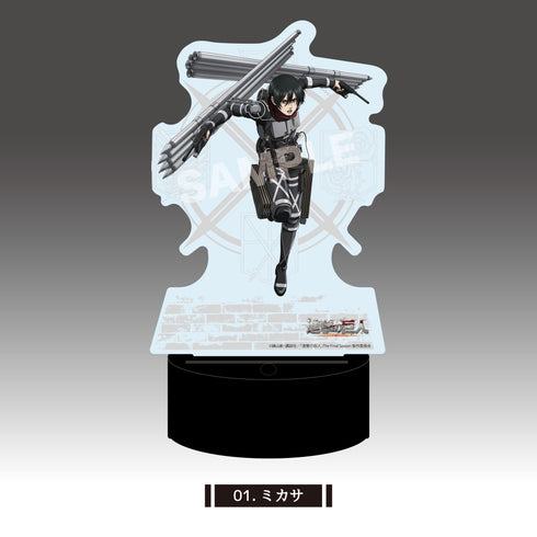 『進撃の巨人』LEDビッグアクリルスタンド /01 ミカサ【202602再販】