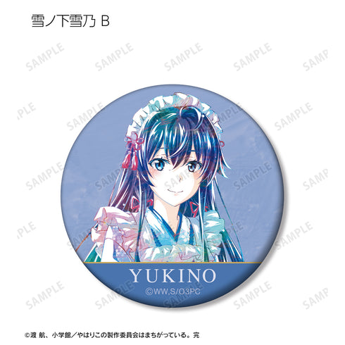 『やはり俺の⻘春ラブコメはまちがっている。完』描き下ろしイラスト 和⾵メイド服ver. トレーディング Ani-Art マット ⽸バッジ(全9種)BOX