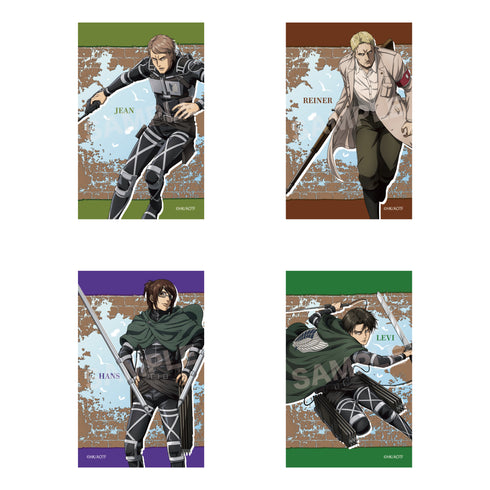 『進撃の巨人』サテン地ステッカー /01 第1弾(全8種)【BOX】【202602再販】