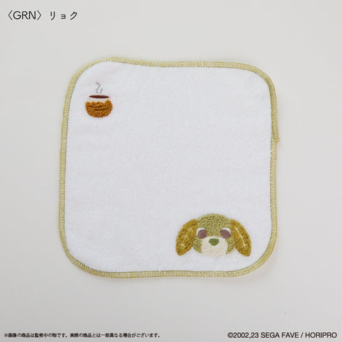 『お茶犬』ハンカチ リョク