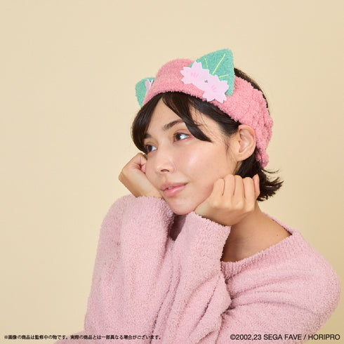 『お茶犬』ヘアバンド サクラ