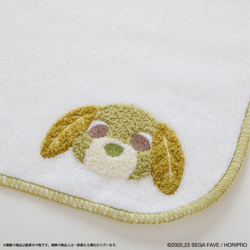 『お茶犬』ハンカチ リョク