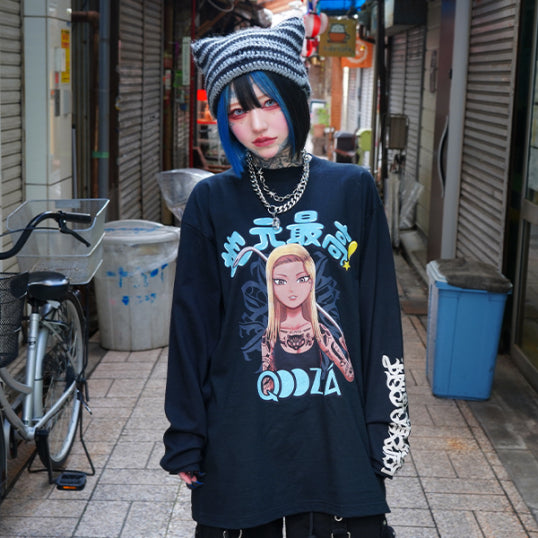 『地元最高!』QOOZA x 地元最高 / 紅麗亞 L/S TEE