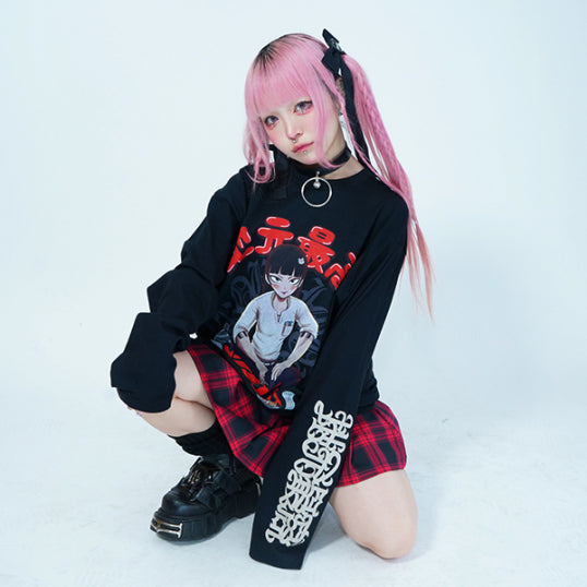 『地元最高!』QOOZA x 地元最高 / こはる L/S TEE