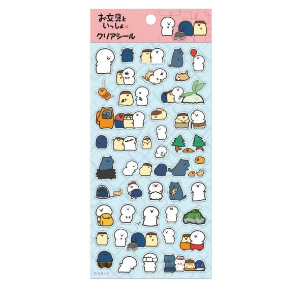 『お文具といっしょ』クリアシール /(3) 【202602再販】