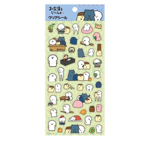 『お文具といっしょ』クリアシール /(4) 【202602再販】