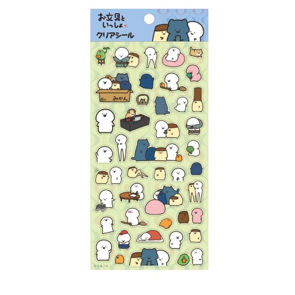 『お文具といっしょ』クリアシール /(4) 【202602再販】