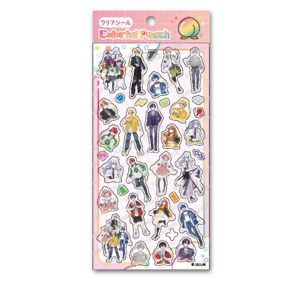 『カラフルピーチ』クリアシール /(6)【202602再販】