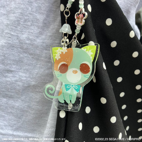 『お茶犬』キラキラアクリルキーホルダー ミン