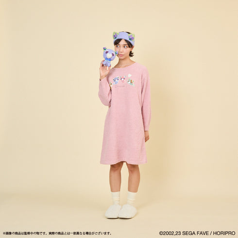 『お茶犬』ルームウェアワンピース (レディース) PNK