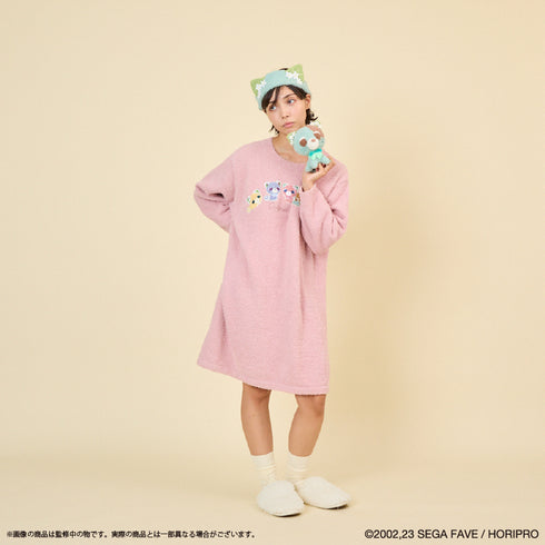 『お茶犬』ルームウェアワンピース (レディース) PNK