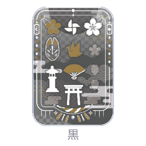 『推し活グッズ【ときメーク】』和風フレーム_黒