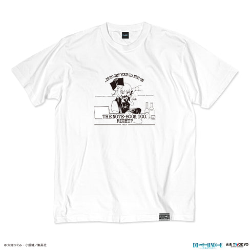 『DEATH NOTE』第1弾 シーンイラストTシャツ 6(メロ)ホワイト