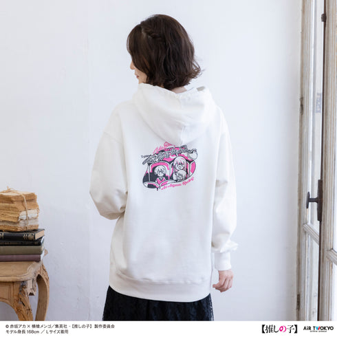 『【推しの子】』TVアニメ第2弾 モノトーンシーンイラストパーカー 1(アイ)ホワイト