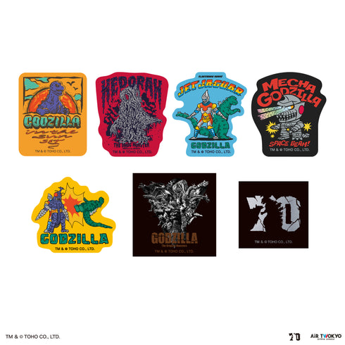 『ゴジラ』ゴジラ 70 周年記念 昭和シリーズ ステッカーセット