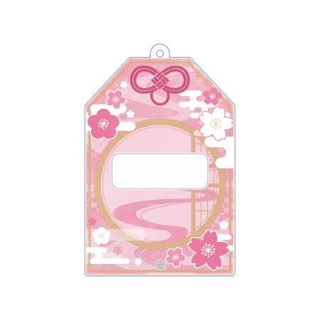 『推し活グッズ【ときメーク】』お守り缶バッジフレーム_桃