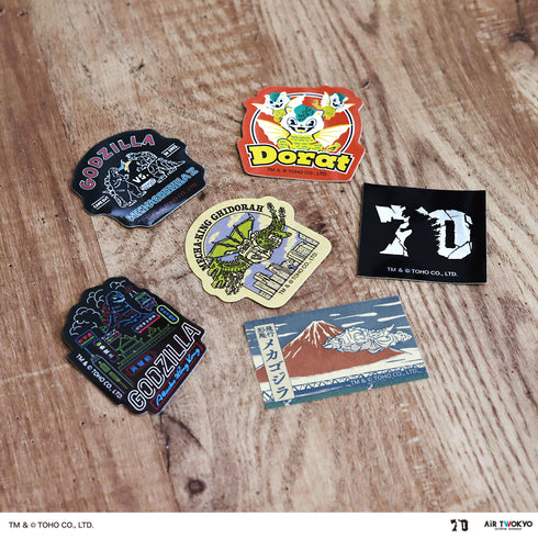 『ゴジラ』ゴジラ 70 周年記念 平成・VS シリーズ ステッカーセット