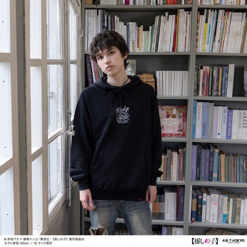 『【推しの子】』TVアニメ第2弾 モノトーンシーンイラストパーカー 3(ルビー)ブラック