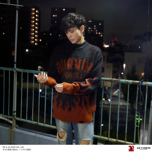 『ゴジラVSデストロイア』30周年 バーニングゴジラ セーター