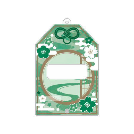 『推し活グッズ【ときメーク】』お守り缶バッジフレーム_緑