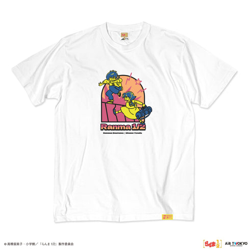 『らんま1/2』TVアニメ第2弾 ポップイラストTシャツ 1(早乙女乱馬 & 天道あかね)