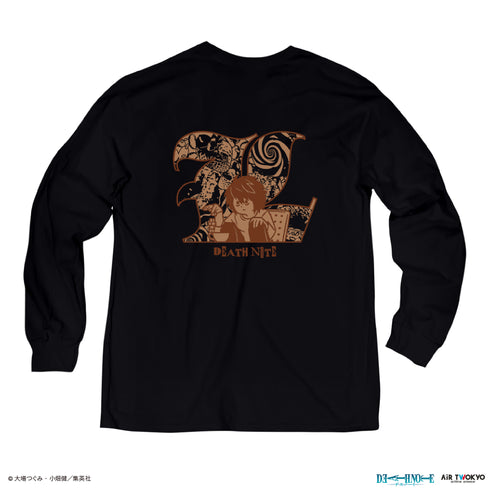『DEATH NOTE』第1弾 シーンイラストロングスリーブTシャツ 2(L)ブラック