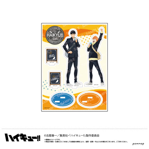 『ハイキュー!!』アクリルスタンド-ドリンク版権(A 日向・影山)