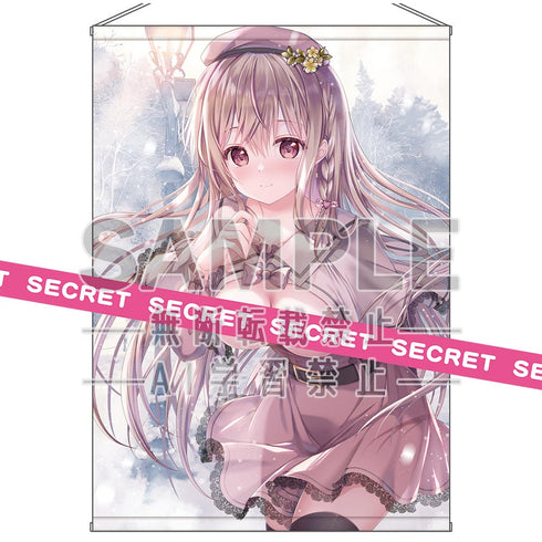 『TwinBox描き下ろし』冬のハプニングデート前田栞 X-RATEDタペストリーB1