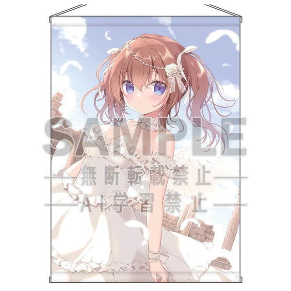 『宮坂みゆ描き下ろし』咲花ちゃんの祝福の翼タペストリーB2