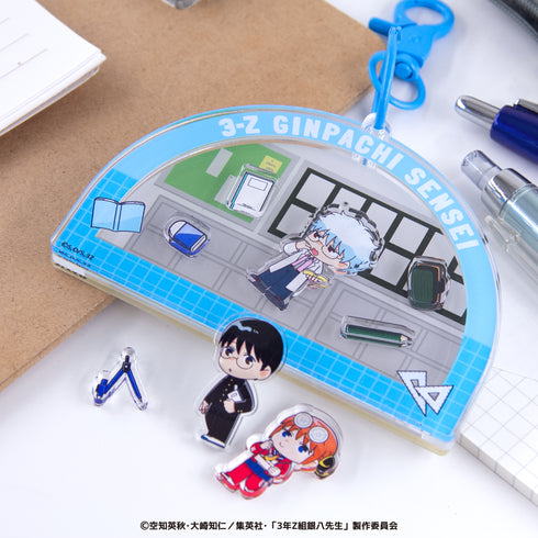 『3年Z組銀八先生』アクリルフレーム 01.坂田銀八・志村新八・神楽