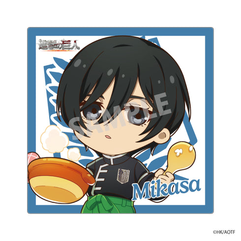 『進撃の巨人』巨人祭 デフォルメコースター ミカサ