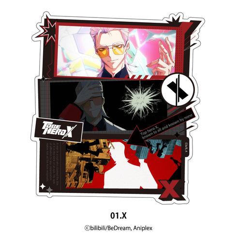 『TO BE HERO X』ステッカー 01.X