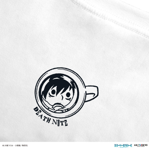 『DEATH NOTE』第1弾 シーンイラストTシャツ 2(L)ホワイト