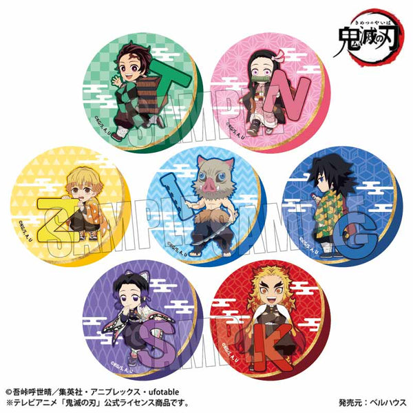 『鬼滅の刃』トレーディング缶バッジ 「鬼滅の刃」アルファベットver.【BOX】【202601再販】