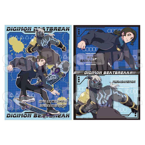 『DIGIMON BEATBREAK』らくピタポスター /沢城 キョウ&ムラサメモン Skater ver.