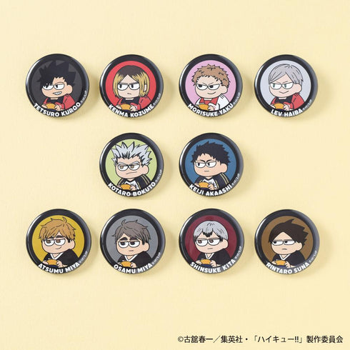 『ハイキュー!!』ジロリ 缶バッジ 春高【BOX】
