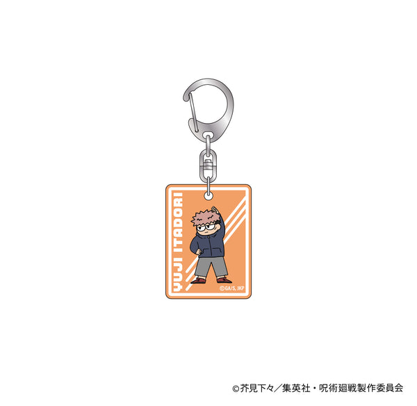 『呪術廻戦』ジロリラバー塗装アクリルキーホルダー~体操ver~(虎杖悠仁)