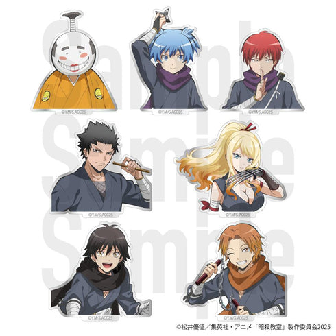 『暗殺教室』【忍者シリーズ】トレーディングミニアクリルクリップ 全7種【BOX】