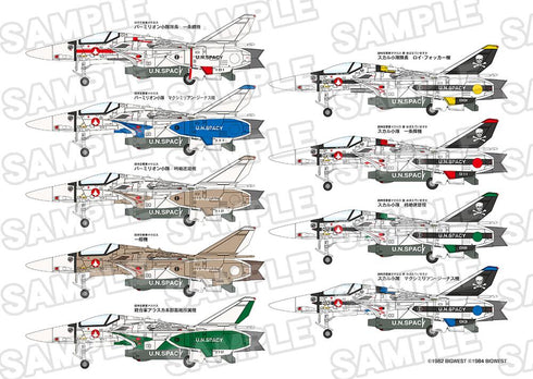 『超時空要塞マクロス/超時空要塞マクロス 愛・おぼえていますか』PLAMAX PX14 1/72 VF-1 ファイターバルキリー デカルチャーパッケージ