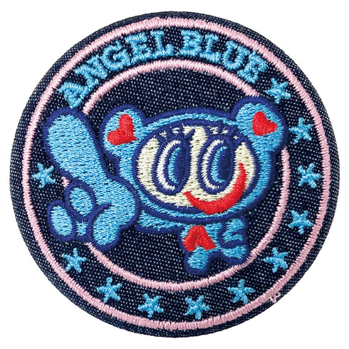 『ANGEL BLUE』エンジェルブルー シークレットデニム刺繍缶バッジ【BOX】