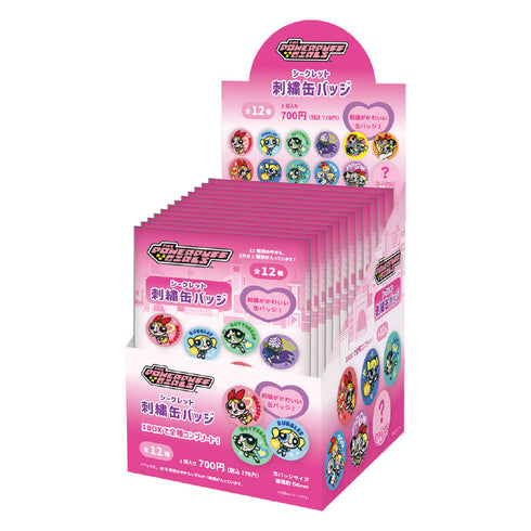 『パワーパフガールズ』シークレット刺繍缶バッジ【BOX】