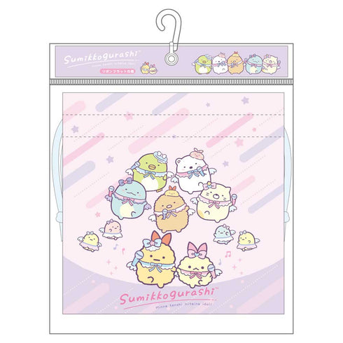 『すみっコぐらし』リボンフラット巾着 天使なえびてんアイドル