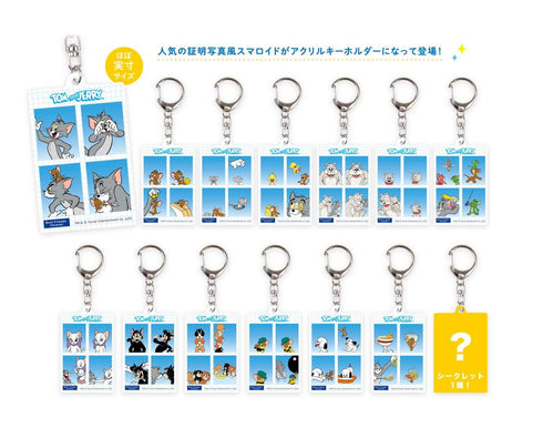 『トムとジェリー』シークレット証明写真風キーホルダー【BOX】