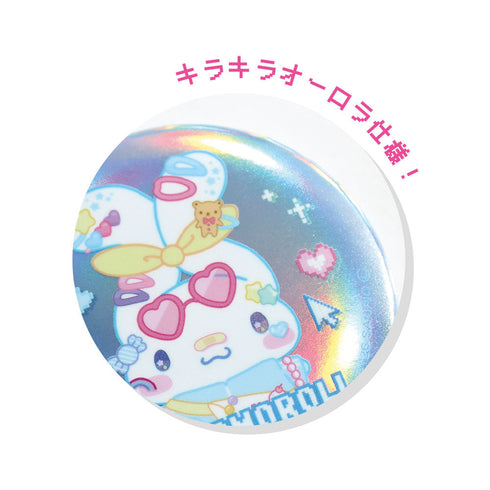 『サンリオキャラクターズ』シークレットオーロラ缶バッジ でこらちっく【BOX】