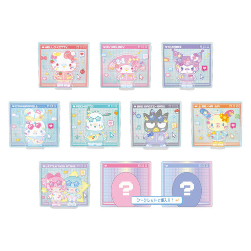 『サンリオキャラクターズ』シークレットオーロラスタンドクリップ でこらちっく【BOX】